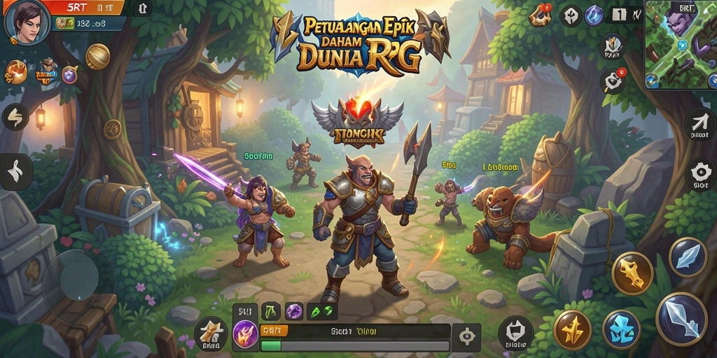 Tangkapan layar gameplay 5RT yang menunjukkan aksi RPG yang mendebarkan.