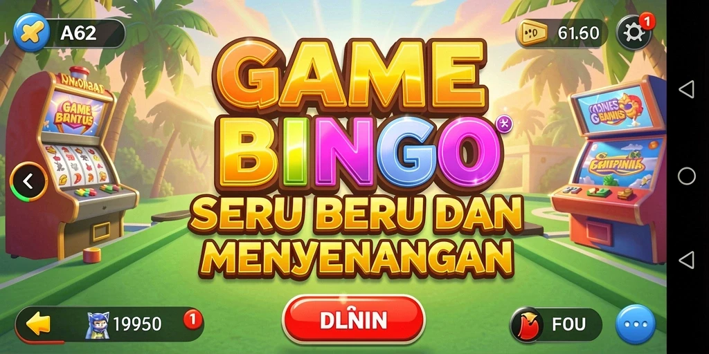 Tampilan gameplay AA62 dengan suasana Bingo yang menarik.