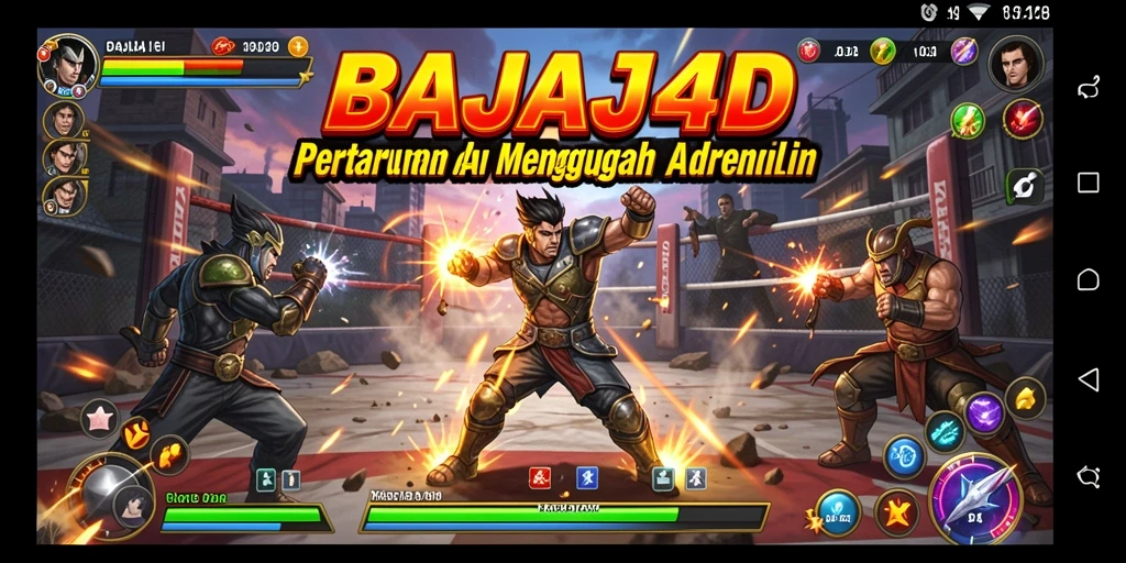Tangkapan layar gameplay BAJAJ4D yang menampilkan aksi pertarungan seru.
