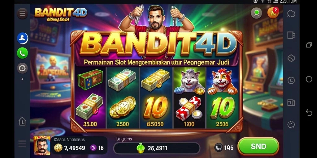 Gameplay seru di BANDIT4D menampilkan berbagai tema Slot yang menarik.