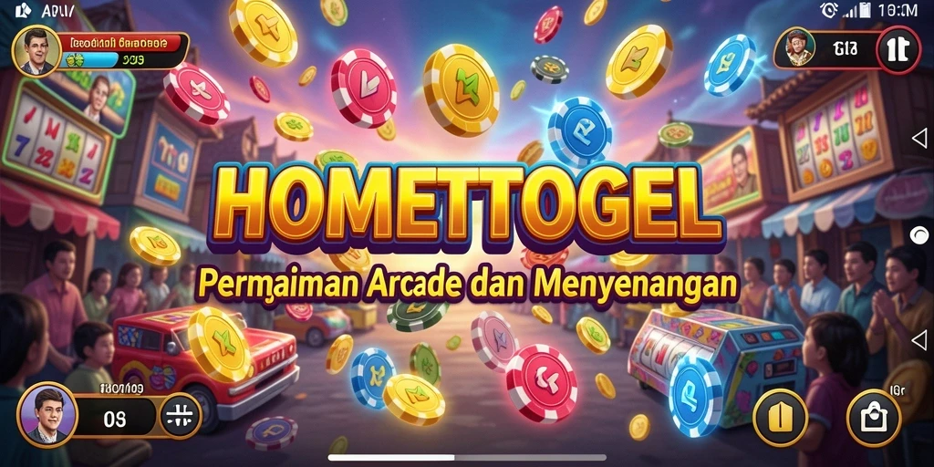 Tampilan gameplay seru HOMETOGEL dengan karakter dan tantangan menarik.