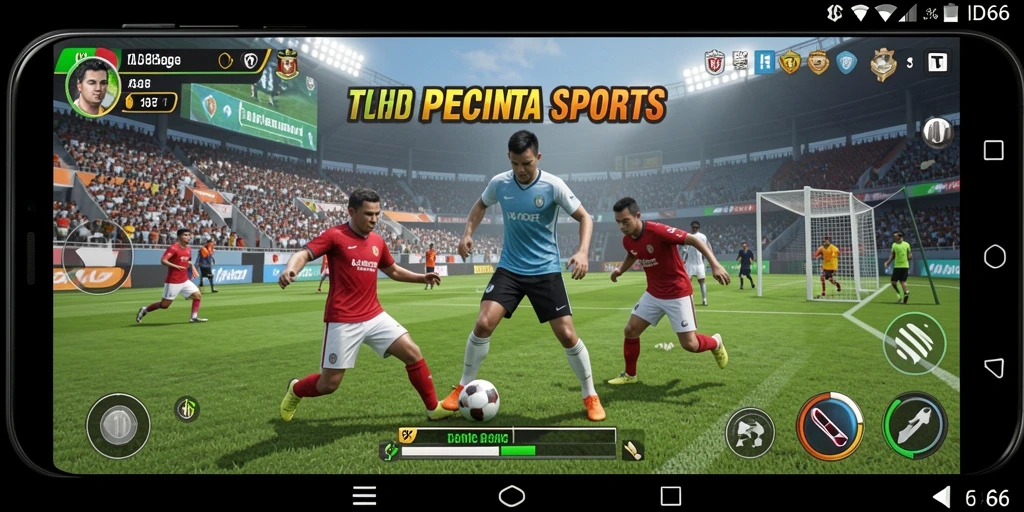 Tampilan gameplay ID66 yang menegangkan dan seru saat bertanding.