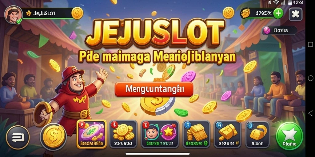 Tampilan gameplay <strong>JEJUSLOT</strong> yang menarik dan menghibur.