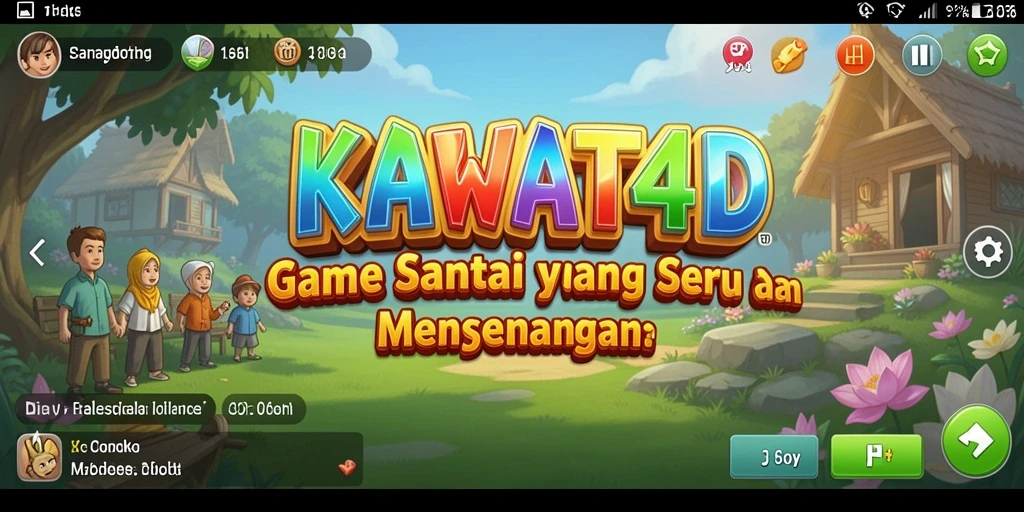 Tampilan gameplay KAWAT4D yang menarik dan menyenangkan.