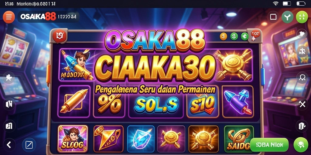 Tampilan gameplay OSAKA88 yang menakjubkan dan penuh warna.