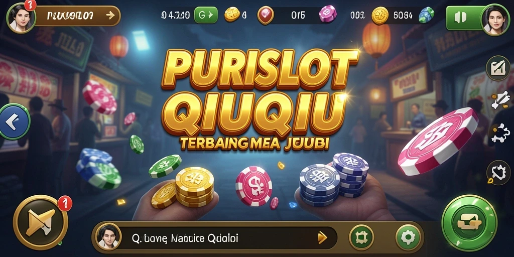 Tampilan grafis menarik dari gameplay QiuQiu PURISLOT.