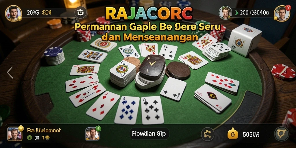 Tampilan gameplay RAJACORC yang menarik dan interaktif.