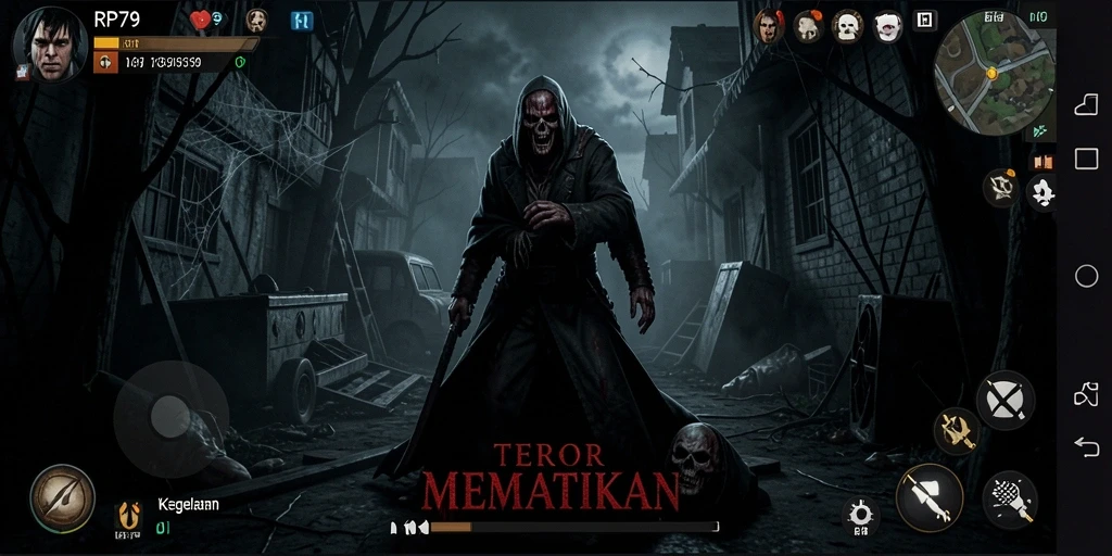 Gameplay mendebarkan dengan atmosfer horor yang kuat.