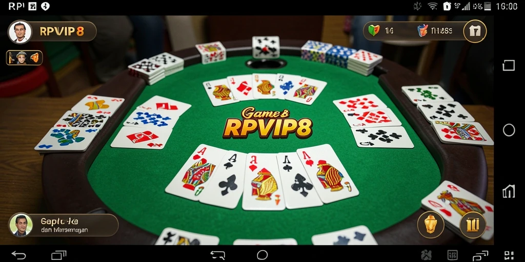 Tampilan gameplay RPVIP8 yang seru dan interaktif.