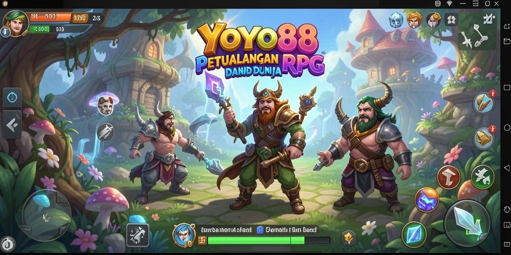Tampilan menarik dari gameplay RPG YOYO88 yang memikat.