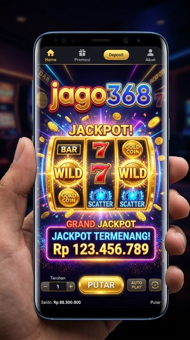 Tampilan utama aplikasi jago368 dengan berbagai kategori aplikasi.